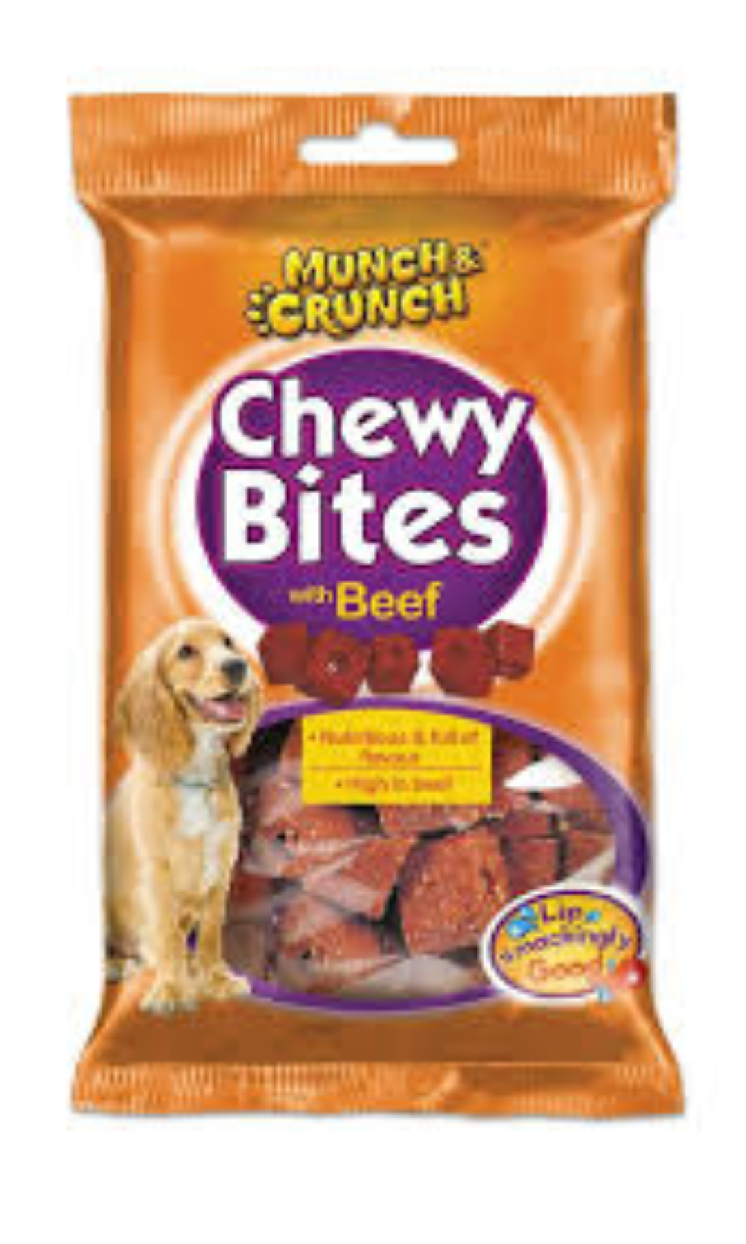 M&C CHEWY BITES BEEF DOG MC0075